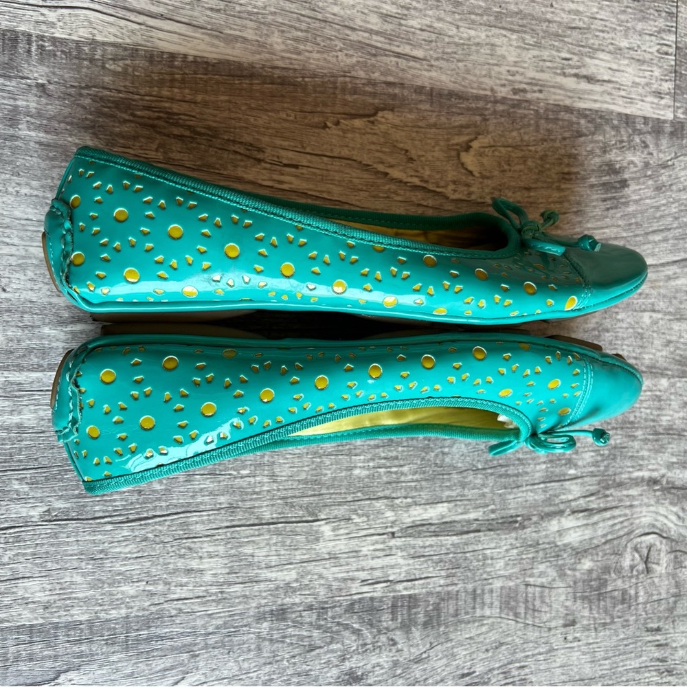 Mootsies Tootsies Women’s Moallenek Memory Foam Teal Flats Size 7M - Picture 9 of 9